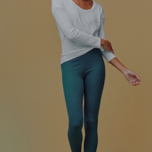 Pact Women's Ore Ribbed High Waist Legging Size Medium NWT! - Picture 4 of 7